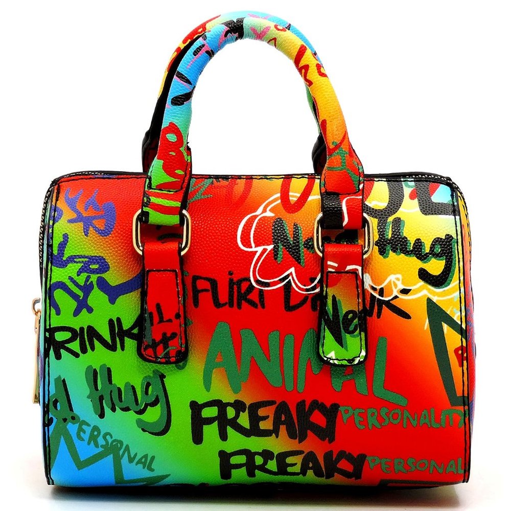 Graffiti "Mini" Handbag-Crossbody HOST PICK💋🌹😍